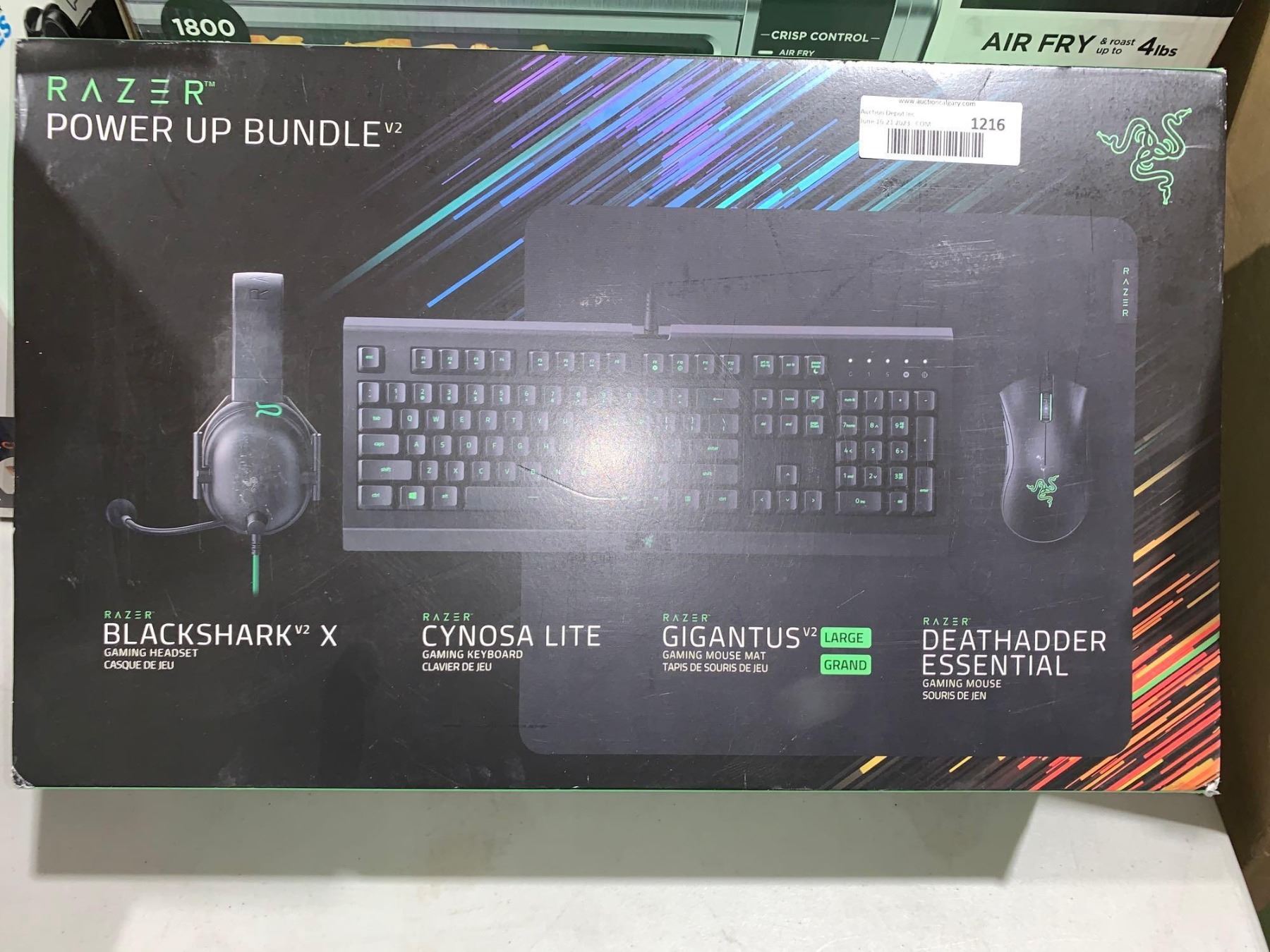 Home Run Razor Bundle Razer Power Up Gaming Bundle V2 black