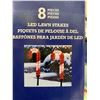 Image 2 : 8pc Candy Cane LED Lawn Stakes