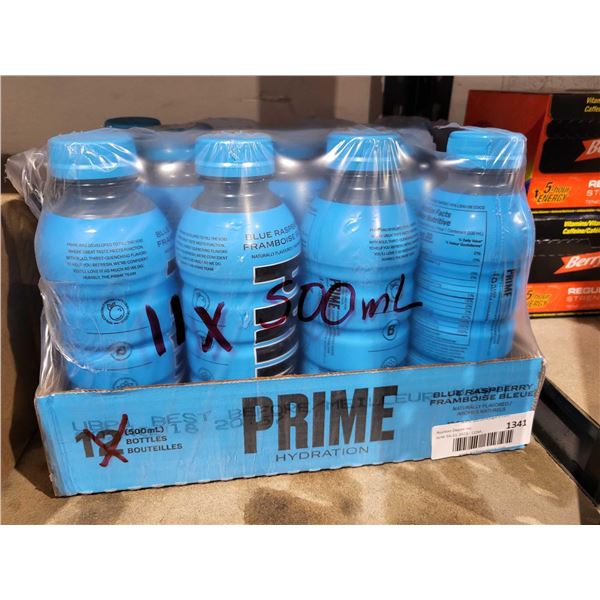 Prime Blue Raspberry Energy Drink 11x500ml