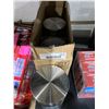 Image 2 : 3 Pack Glass & Stainless Steel Canister Set 3.94x3.94x6.89