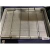 Image 1 : Heavy Duty Baking Tray with  Removable Rck - 20.9x15.8x2.2