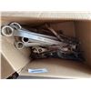 Image 2 : Lot of assorted large wrenches,crescent wrenches,pliers and a set of shears