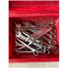 Image 1 : Plastic tool box of assorted wrenches