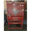 Image 2 : Vintage Red Beach Wheeled Tool Chest 52" (No Keys)