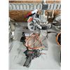 Image 1 : 1 Black and decker 7 1/4' skill saw, 1-3/8" electric drill, 1 portable drill press, 1 Weller model 8