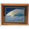 Image 1 : Waimea Double Barrel Artwork by Mark K. Muramoto, Framed, 15"x12"