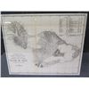 Image 2 : Island of Maui, Hawaiian Islands, US Geological Survey 1893, Framed 18"x14"