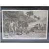 Image 2 : Representation of the Death of Capt. James Cook Artwork Published 1785, Framed 18"x12"