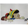 Image 2 : Pinocchio, Walt Disney Limited Edition Serigraph from Original w/ COA, Framed 21"x17" (scratched)