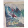 Image 2 : New Wave Budweiser Surfing Artwork by Kueker, 34"x16"