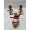 Image 2 : Qty 3 Hawaiian Figures: 2 Dancers & Baby