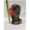 Image 8 : Hawaiian Female Bust 6" x 9"H