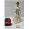 Image 1 : Hawaiian Monarch Queen Liliuokalani Porcelain Figure by Julene Mechler 10"H