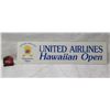 Image 1 : United Airlines Hawaiian Open Banner 31"x8"