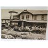 Image 1 : Original Photograph Circa 1925 Volcano House w/ Guests 11"x7"