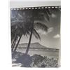 Image 2 : Qty 3 Original Photographs 1945 Diamond Head & Waikiki Beach by Army Signal Corps 10"x8"