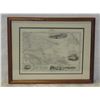 Image 1 : Polynesia or Islands in the Pacific Ocean Map, Framed 20"x15"