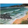 Image 2 : Waimea Bay Artwork, Framed 18"x13"