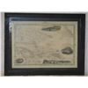 Image 1 : Polynesia or Islands in the Pacific Ocean Map, Framed 17.5"x13.5"