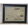 Image 2 : Polynesia or Islands in the Pacific Ocean Map, Framed 17.5"x13.5"