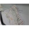 Image 2 : 3D Topographic Raised Relief Map Oahu, Army Map Service, Corps of Engineers, Framed 17.5"x13.5"