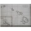 Image 2 : Chart of the Sandwich Islands Map June 1825, Framed 13"x11"