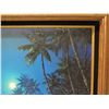 Image 4 : Maui Moon Artwork 1984 by Stephen Sands, Framed