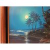 Image 6 : Maui Moon Artwork 1984 by Stephen Sands, Framed