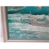 Image 8 : Original Artwork, Oceanscape, Signed Peter Hayward, Framed 44"x26"