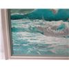 Image 8 : Original Artwork, Oceanscape, Signed Peter Hayward, Framed 44"x26"