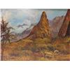 Image 10 : Iao Valley Maui Artwork by E.H. Walker, Framed 33"x27"