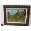 Image 1 : Iao Valley Maui Artwork by E.H. Walker, Framed 33"x27"
