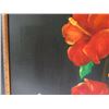 Image 4 : Floral Artwork Signed by Artist, Framed 21"x29"