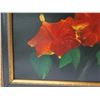 Image 7 : Floral Artwork Signed by Artist, Framed 21"x29"