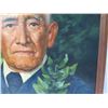 Image 5 : Original Oil Painting of Rev. John Kukahiko by Leslie B. DeMille Circa 1950's, Framed 20"x25"