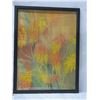 Image 2 : Pastel Floral Artwork on Board by L. Sexton, Framed 19"x25"