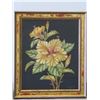 Image 10 : Floral Artwork Signed by Frank Y. Oda, Hawaii, Framed 20"x24"