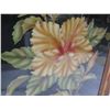 Image 4 : Floral Artwork Signed by Frank Y. Oda, Hawaii, Framed 20"x24"