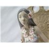 Image 8 : Lladro Seated Girl w/ Lei Figurine 9"L x 11"H