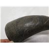 Image 7 : Carved Animal Horn Shaped Décor w/ Strap 14"L