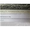Image 3 : Canoe of the Sandwich Islands Original Engraving Circa 1780, Unframed 15"x7.5"