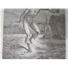 Image 4 : Original 1789 Engraving A Man of the Sandwich Islands Dancing Artwork, Unframed 9"x15"