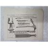 Image 2 : Qty 2 Original 1789 Engravings Various Instruments Used by the Natives of Otaheite, Unframed 9"x7"
