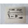 Image 5 : Qty 2 Original 1789 Engravings Various Instruments Used by the Natives of Otaheite, Unframed 9"x7"