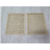 Image 2 : Qty 2 Newspaper Pages Ke Elele Hawaii, Honolulu, Oahu Dekemara 7, 1855