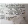 Image 15 : Qty 4 Newspaper Pages The Friend, Honolulu, Oahu February 1866