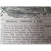 Image 4 : Qty 4 Newspaper Pages The Friend, Honolulu, Oahu February 1866