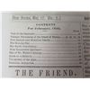 Image 6 : Qty 4 Newspaper Pages The Friend, Honolulu, Oahu February 1866