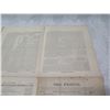 Image 8 : Qty 4 Newspaper Pages The Friend, Honolulu, Oahu January 1845