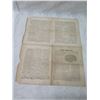Image 2 : Qty 4 Newspaper Pages The Friend, Honolulu, Oahu April 1845